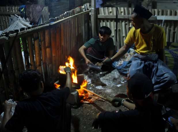 Para santri lagi kumpul di UPT Jatian