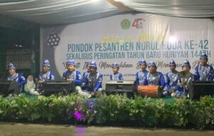 Penampilan dari salah satu peserta marawis